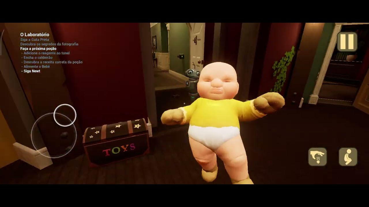 Jogando bebê de amarelo parte 2 na curiosidade