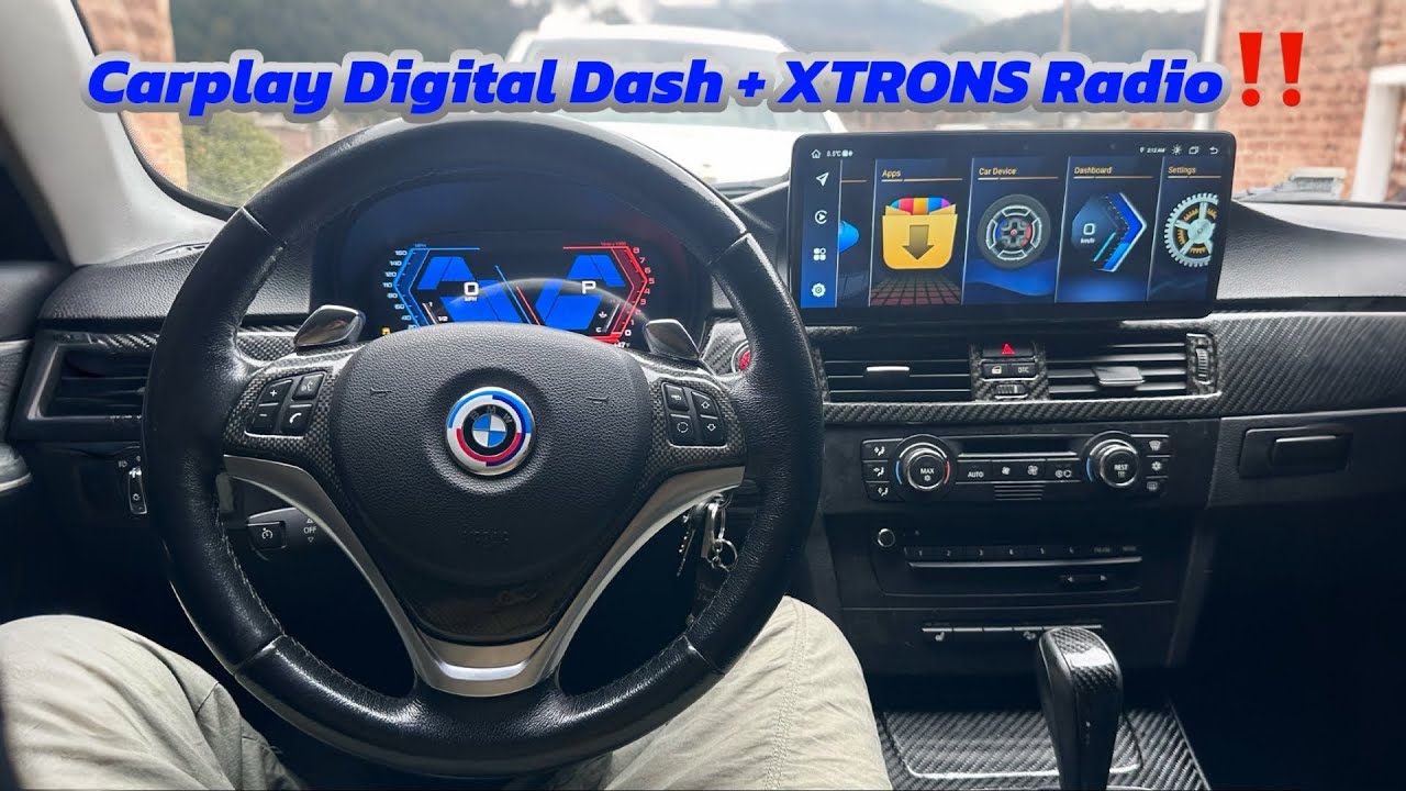 I Turned My Old BMW Into a 2025 Model (Digital Dash Carplay + XTRONS radio)‼️