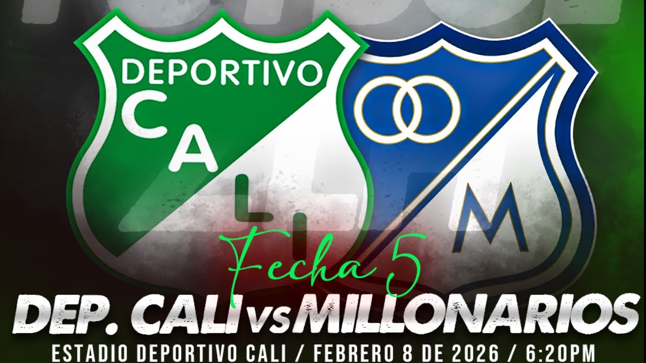 🟢DEPORTIVO CALI VS MILLONARIOS, FECHA 5, LIGA BETPLAY ¡Conéctate YA!