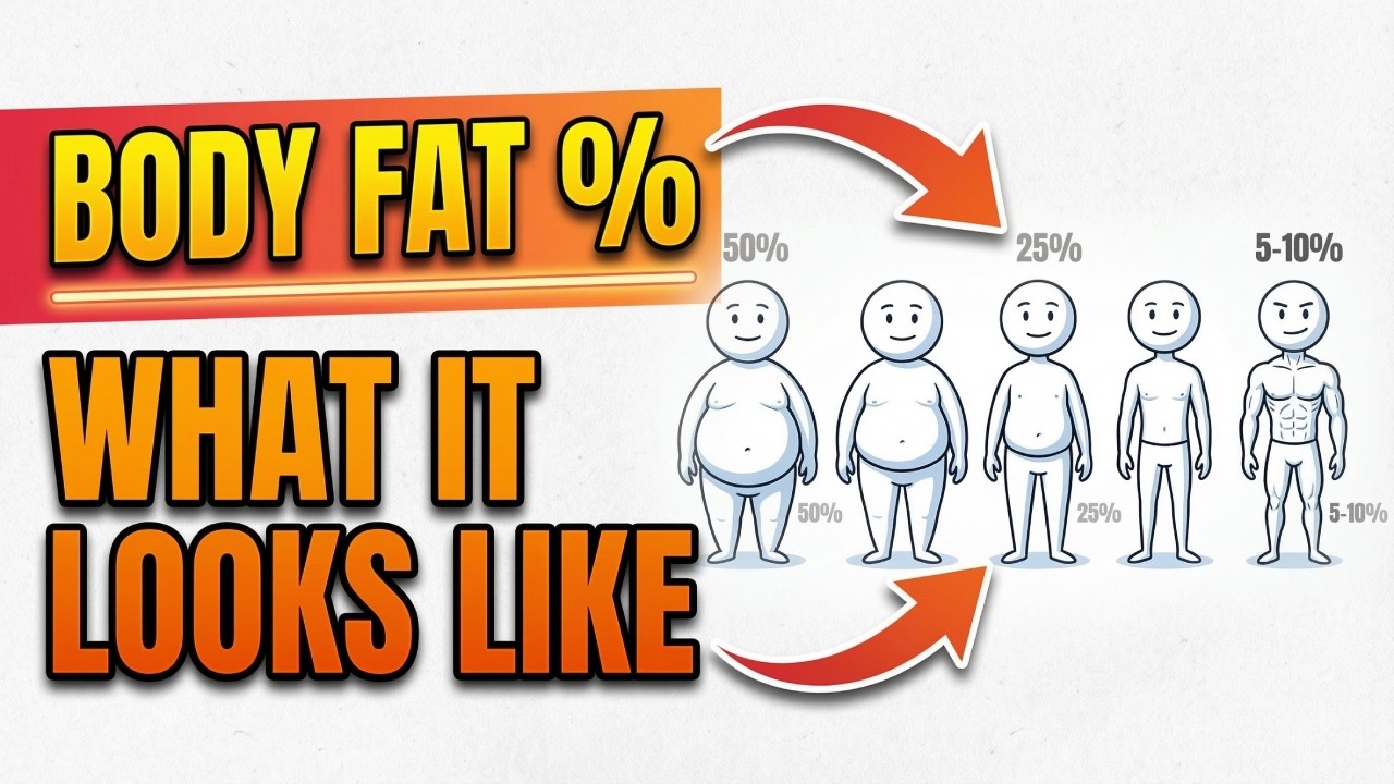 What Every Body Fat % Actually Looks Like (50% to 5%)