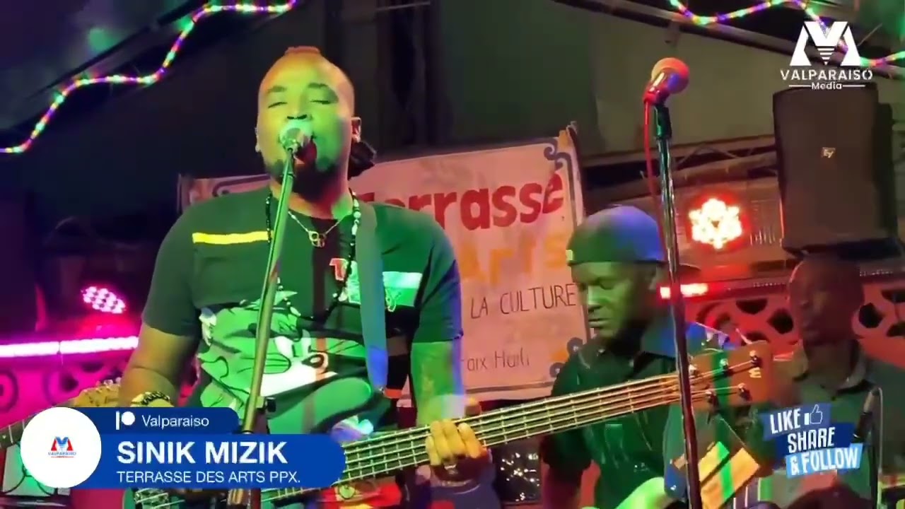 Darode bassiste SINIK Mizik lan di kanpe chantel ye lollHier soir anpil vokal tonbe