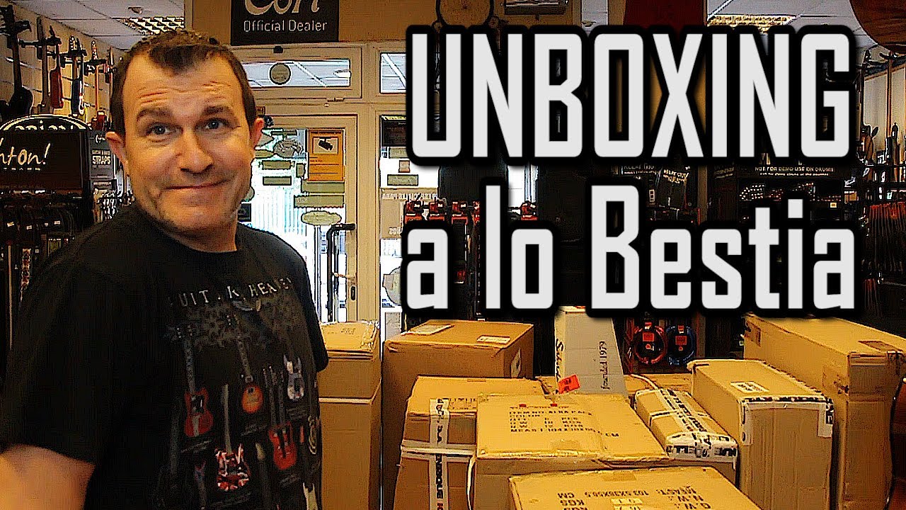 Esto es un unboxing A LO BESTIA