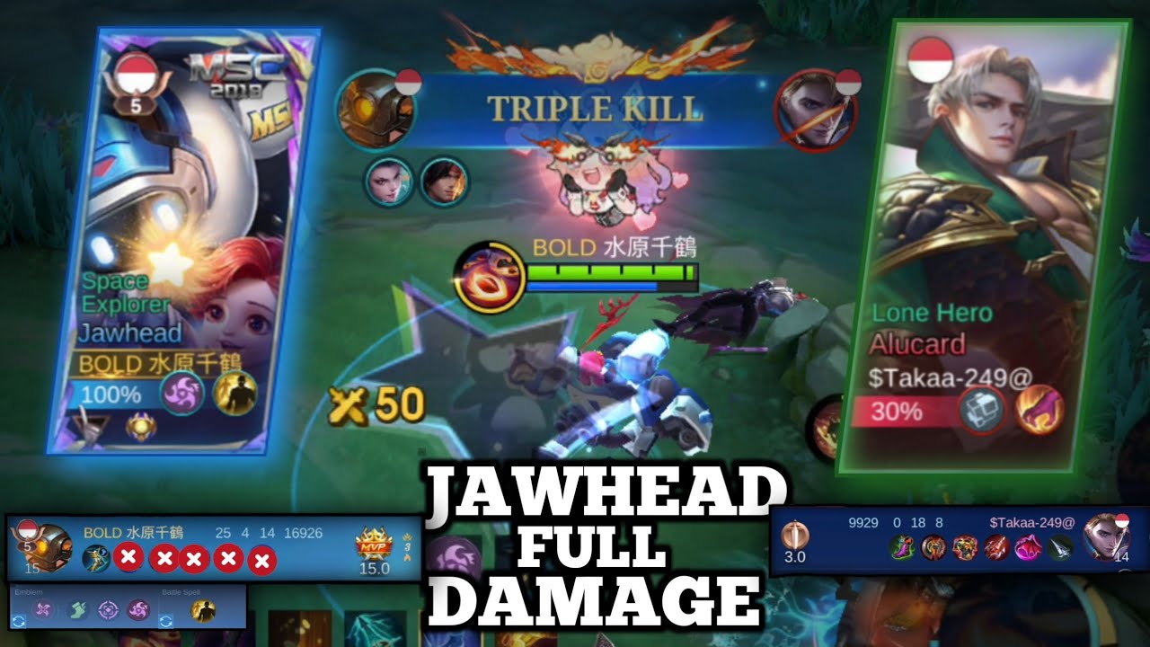 Roam JAWHEAD hyper Lawan nangis di pojokan,Kill 25 Rank Glory!!!!!![MOBILE LEGENDS]