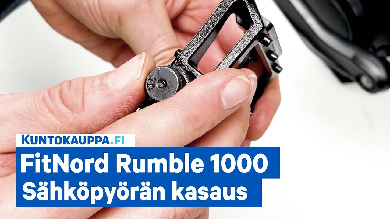 Vinkit FitNord Rumble 1000 Sähköfatbike kokoamiseen