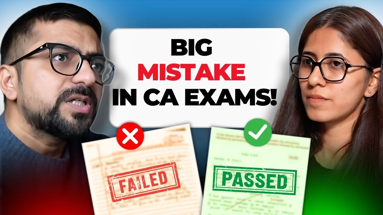 @NeerajArora REVEALS The Biggest Mistake by CA Students while Preparing for ICAI Exams | STOP it