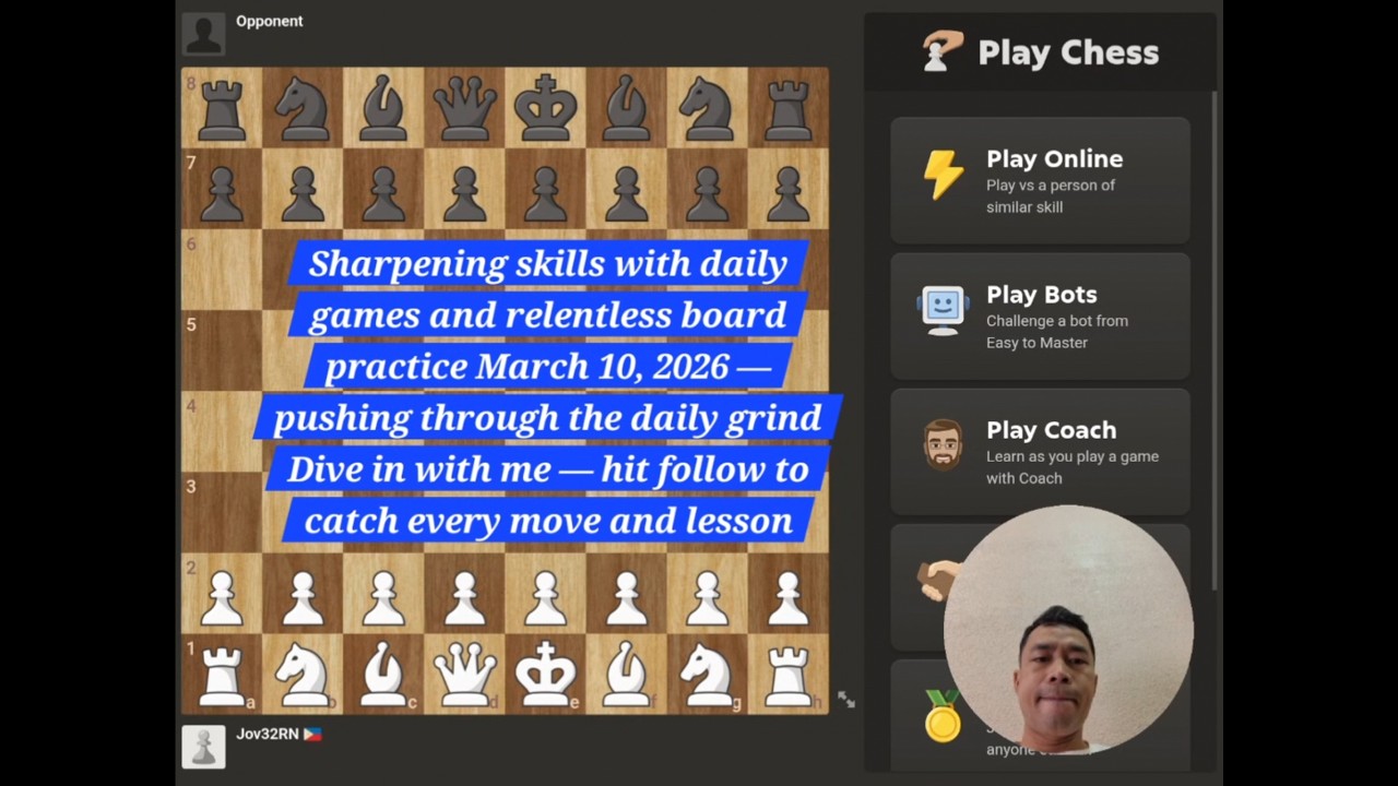 Game 203 in the Chess Marathon—every move counts ♟️ #chessjourneytraps #mindsports  #strategicplay