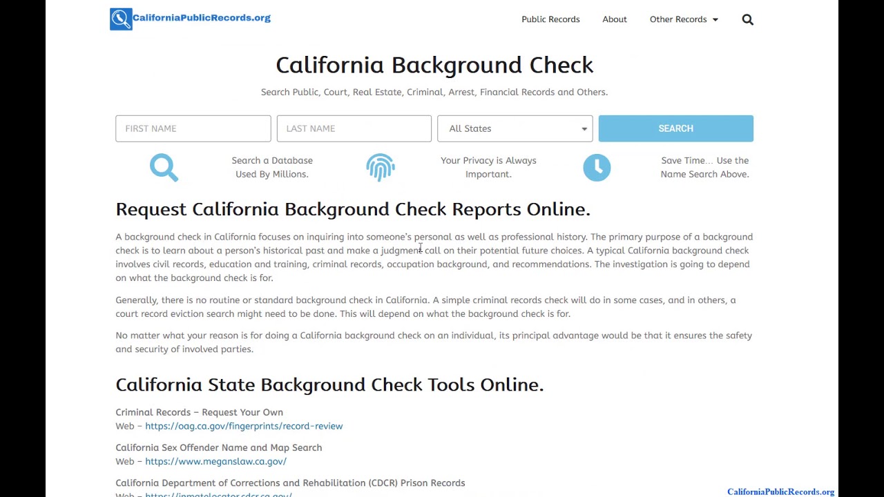 Access California Court Records Online.