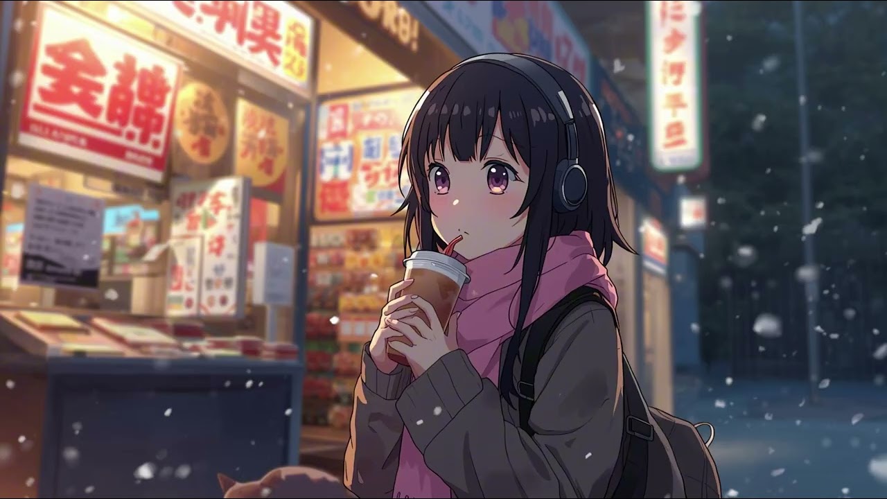 🚉 Late Night Train Lofi – Calm Anime Piano OST
