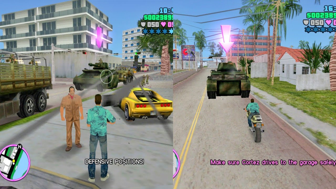 What Happen If Colonal Drive The Tank In Mission Sir Yes Sir(GTA Vice City MOD)
