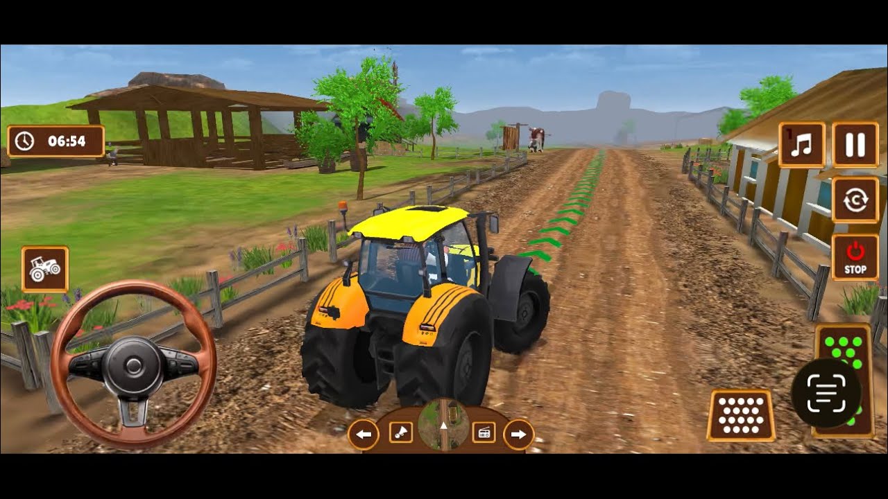 US Tracktor Farming Game || Android Gameplay || New Tracktor Game 