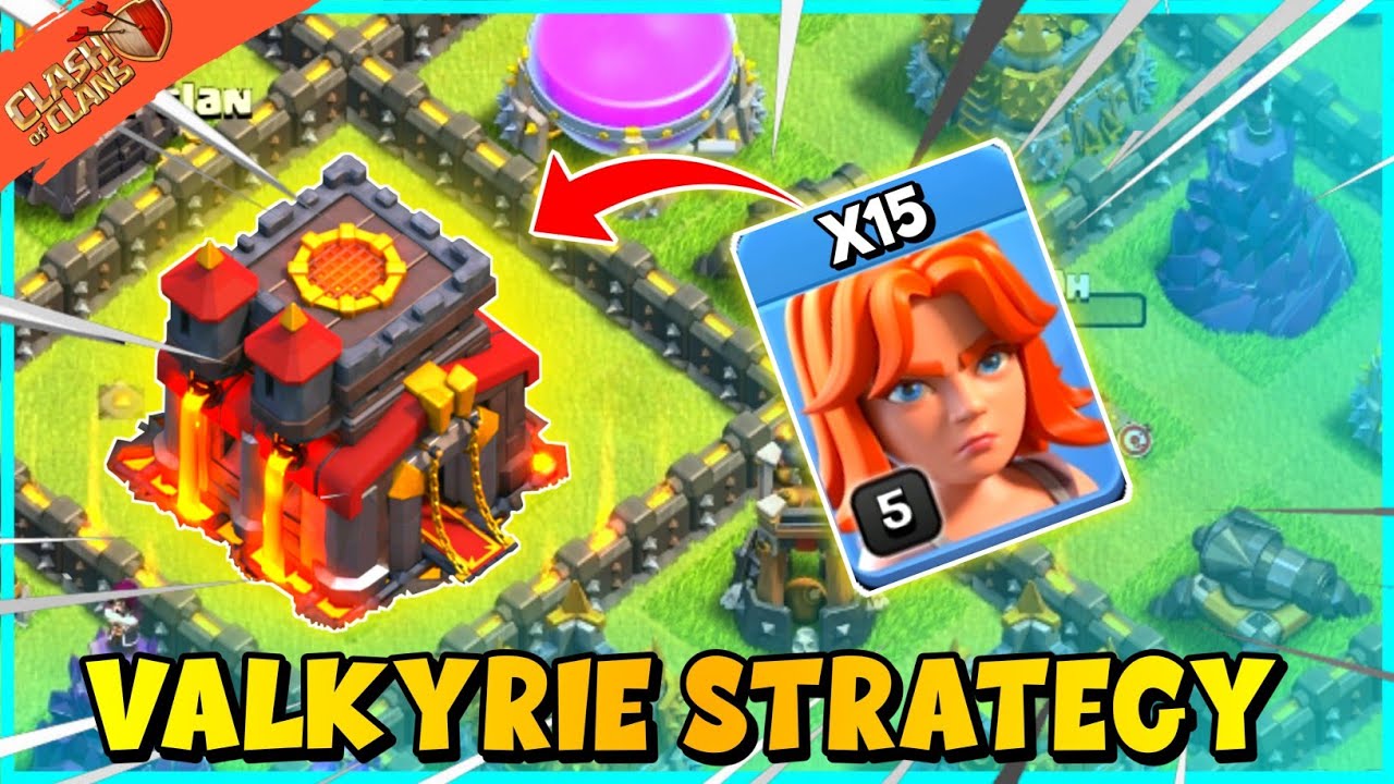 TH10 Valkyrie Attack Strategy 2022 | Valkyrie Attack Clash Of Clans | MG Legend