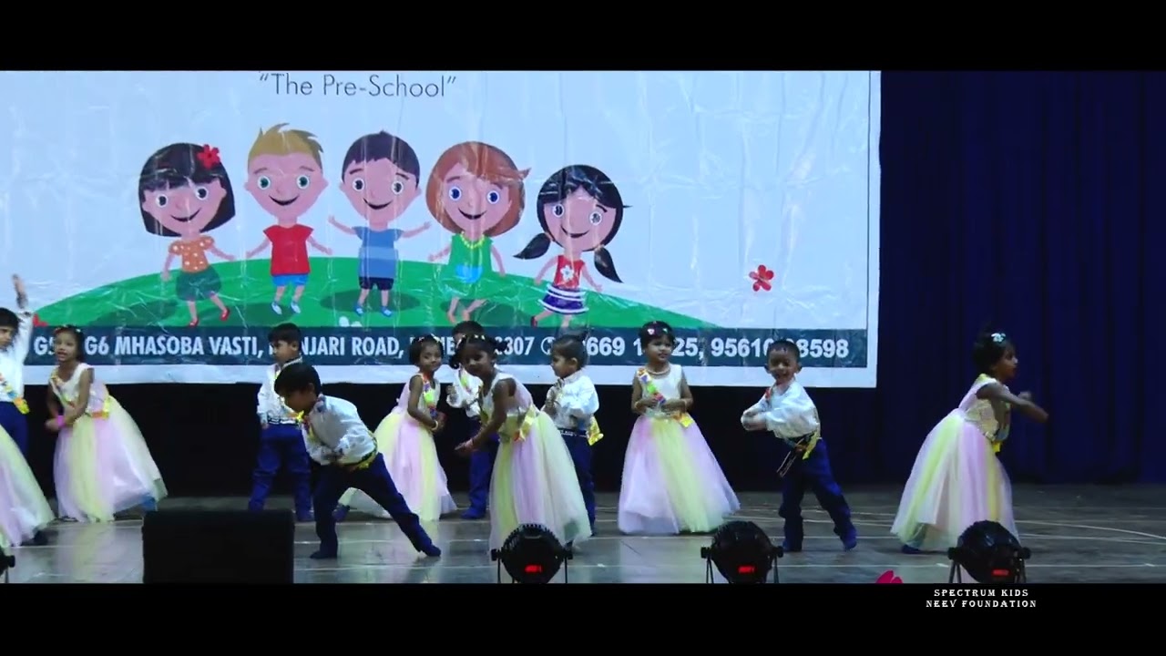 SCHOOL CHALE HUM performance by  nursery in Annual function 2023-2024 event 