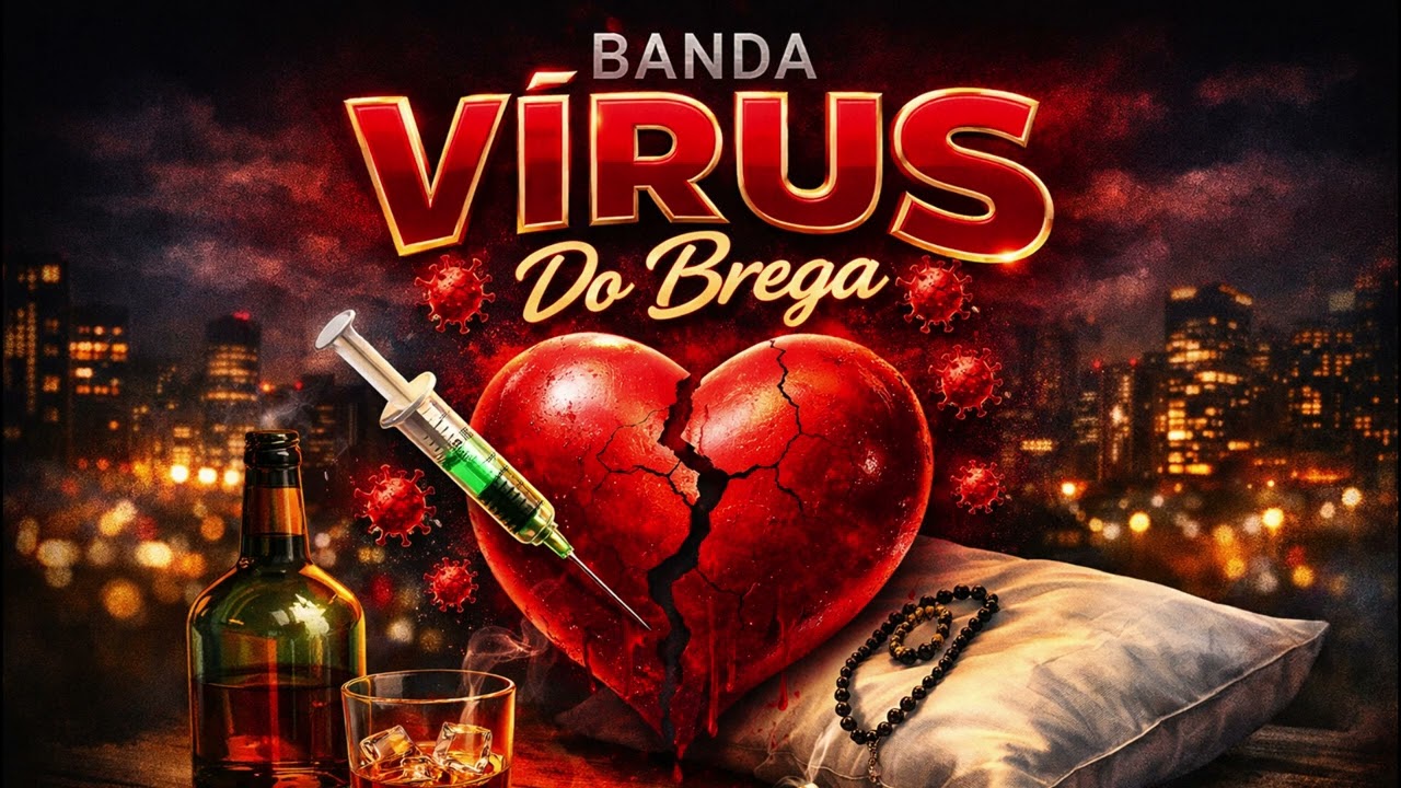 Banda Vírus do Brega – A Cura Coração Aguenta, Mas a Saudade Acaba Com Você 💔 | Brega Raiz