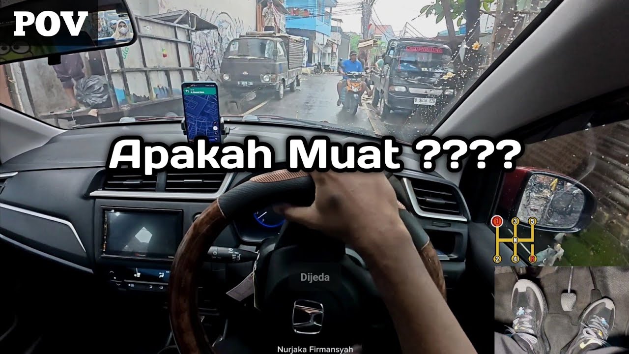 HARUS PELAN ‼️ Tutorial Nyetir Mobil Manual Di Jalan Sempit Berpapasan #tutorialmobilmanual
