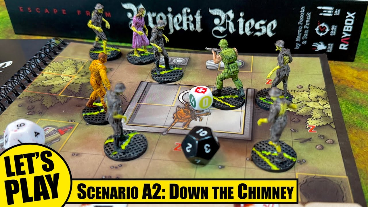 ESCAPE FROM PROJEKT RIESE. Одиночное прохождение — боевой урок по сценарию A2: Вниз по дымоходу. ...