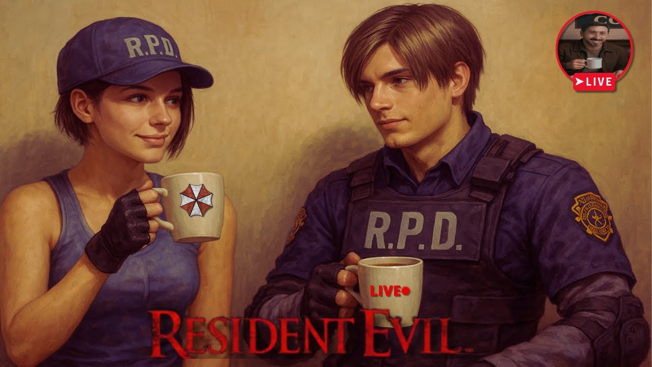 🛑Café da Manhã e Maratona! - Resident Evil Clássicos