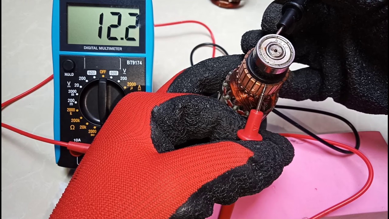 How to test a stator and rotor coil? (tagalog)