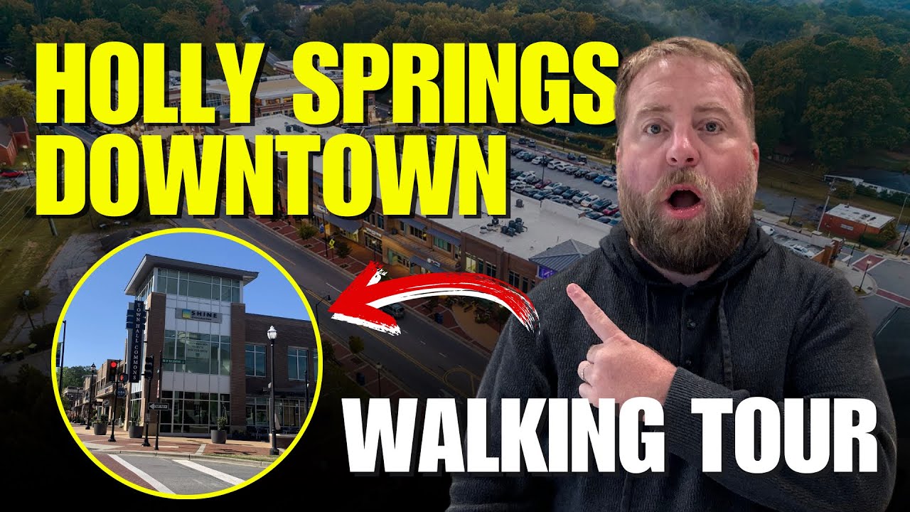 Downtown Holly Springs VLOG TOUR | All You Need to Know About Holly Springs North Carolina