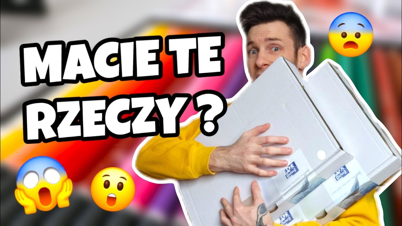 KREDKI I BLOKI NA KAŻDĄ KIESZEŃ ?! - UNBOXING OXFORD