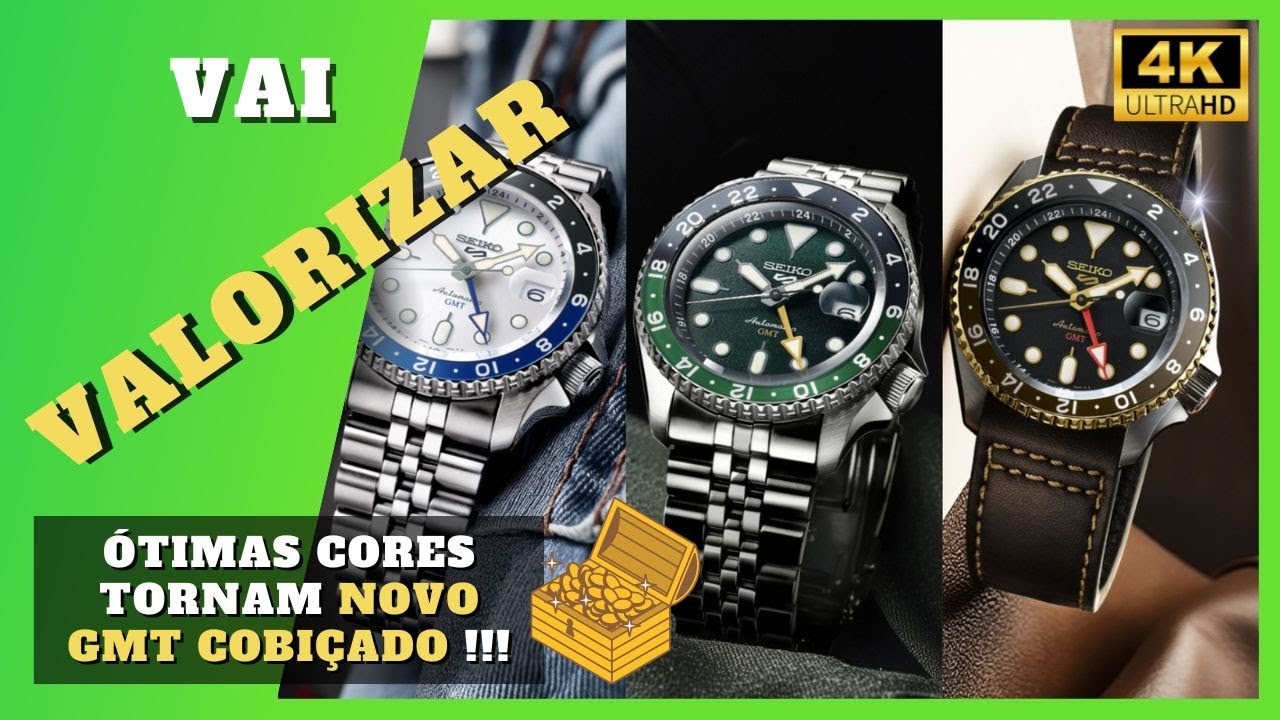 Novos SEIKO 5 Sports GMT são relógios ainda melhores e com GRANDE POTENCIAL!!! [132]