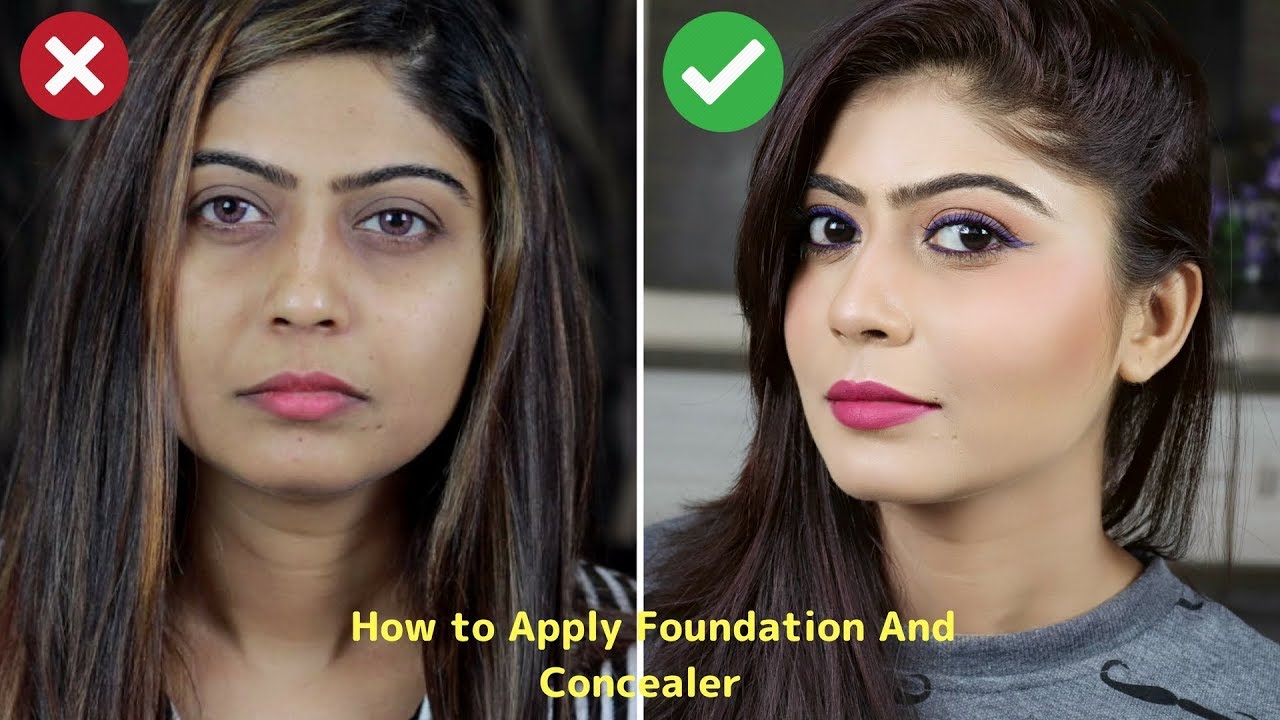 How To Apply Foundation For Full Coverage, Natural Looking Makeup | Rinkal Soni