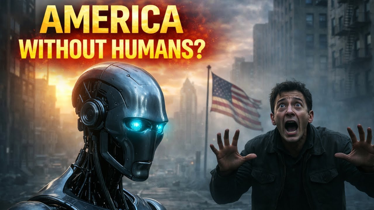 The Last Human in Robot America | AI Sci Fi Short Film 