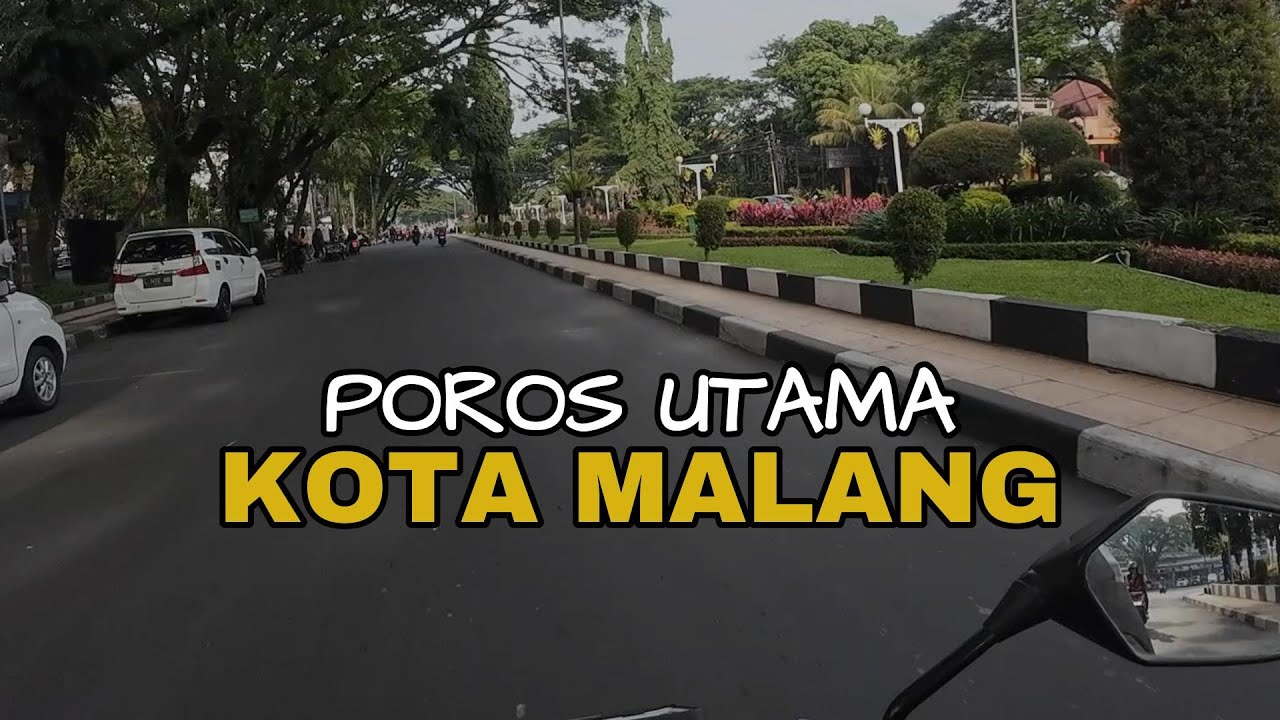 Jalanan Poros Utama Kota Malang 2025