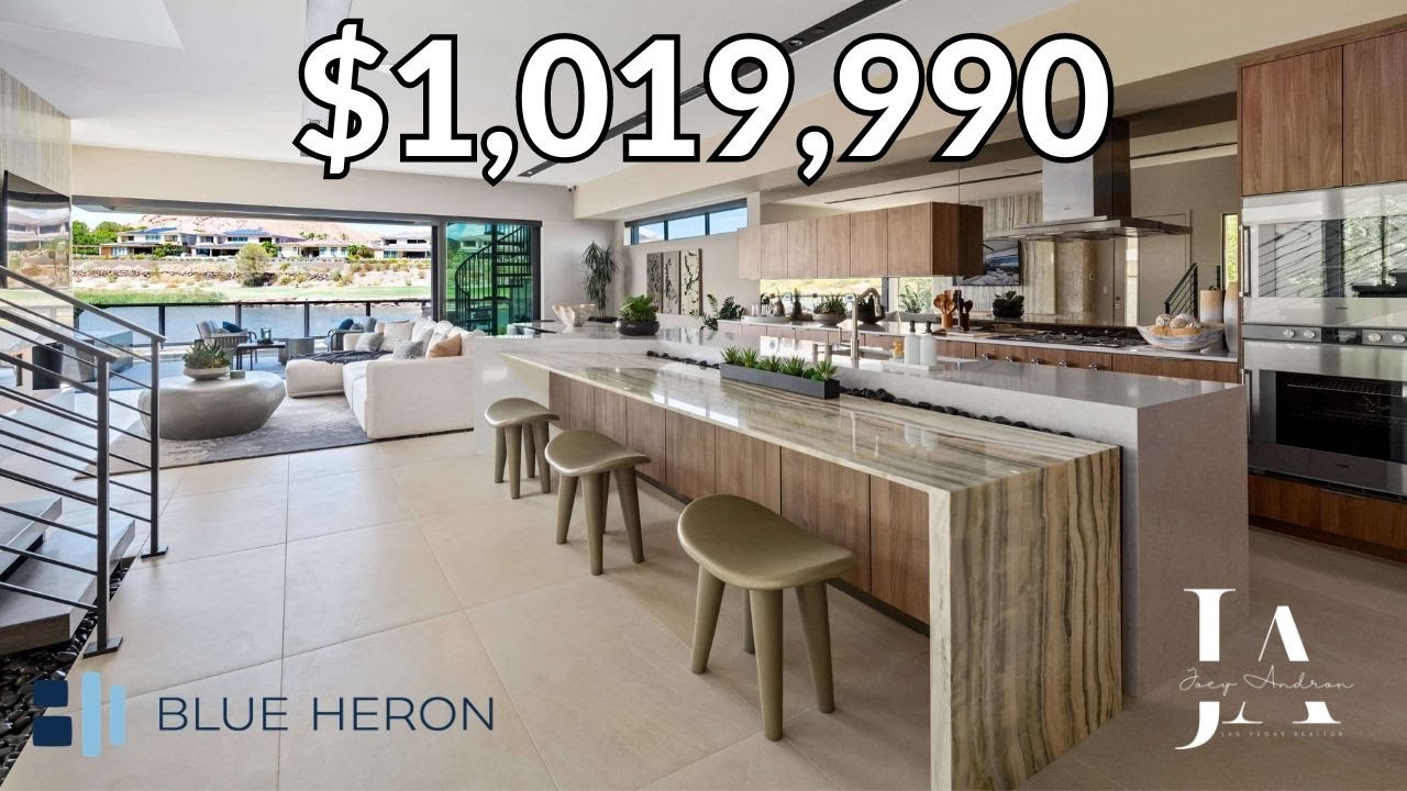 Luxury Modern Home by BLUE HERON Homes in Lake Las Vegas | $1,019,990