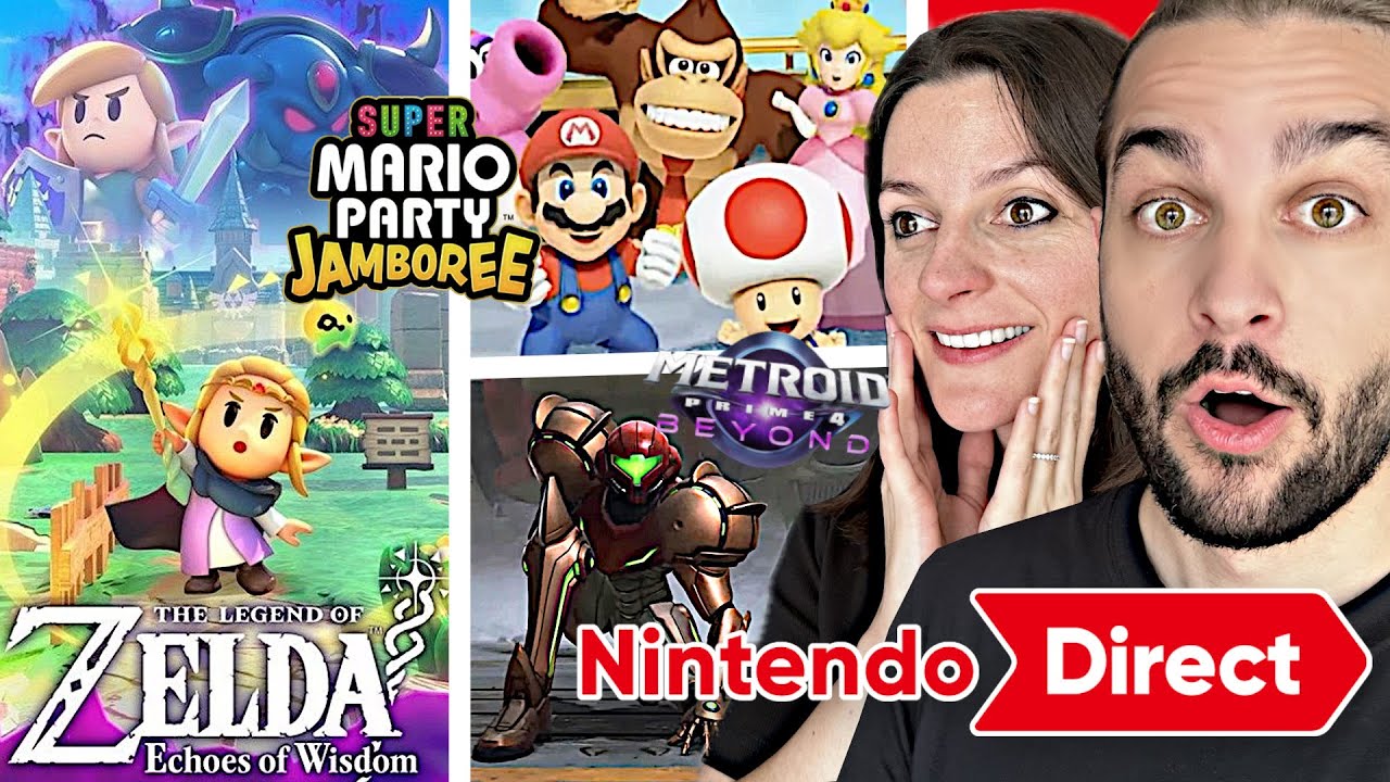 UN SUPER NINTENDO DIRECT : NOUVEAU MARIO PARTY, NOUVEAU ZELDA, METROID PRIME 4 !