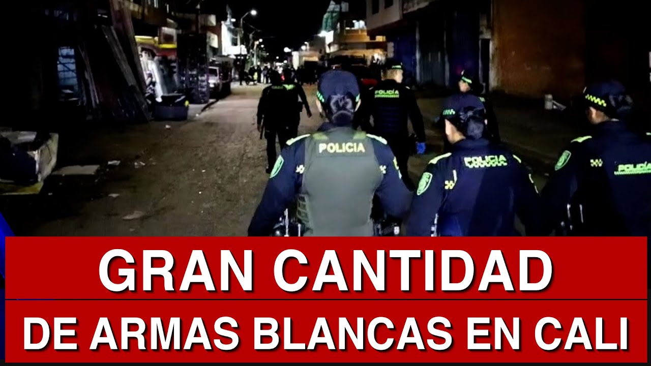 🔴 #ultimahora / Gran cantidad de armas blancas en Cali - 6 de Febrero de 2026
