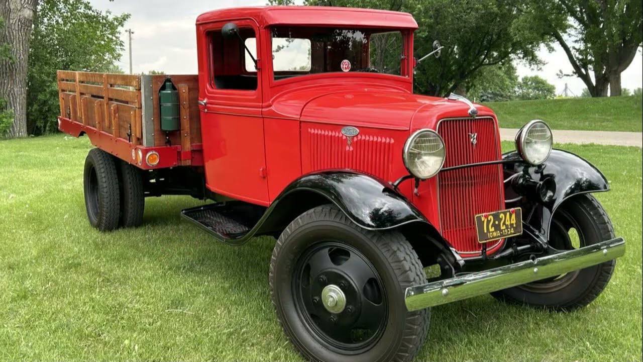 1934 Ford Model BB Long Bed Truck VS the model for Vintage Ford fans.