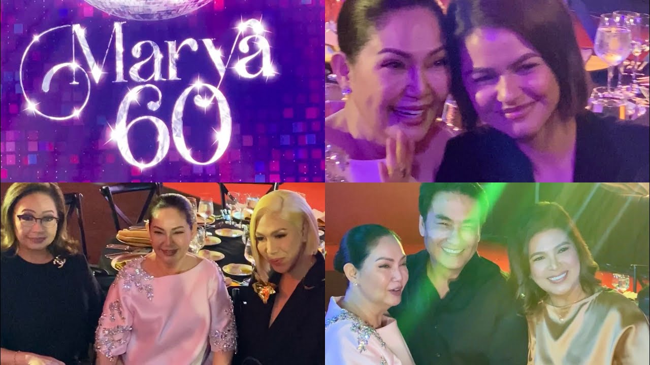 HAPPY 60th, INAY MARYA!! Mga EKSENA sa STAR-STUDDED Birthday Party ni Ms. MARICEL Soriano…