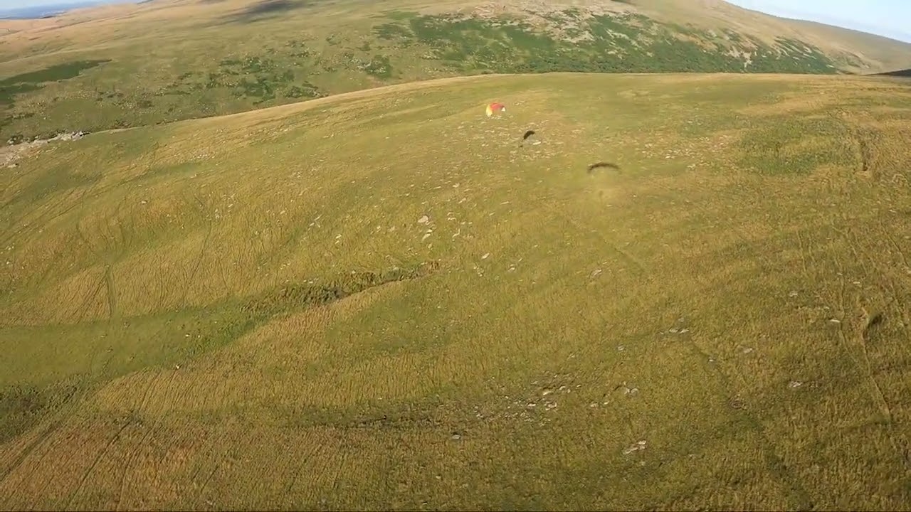 Corn Ridge Dartmoor paraglide
