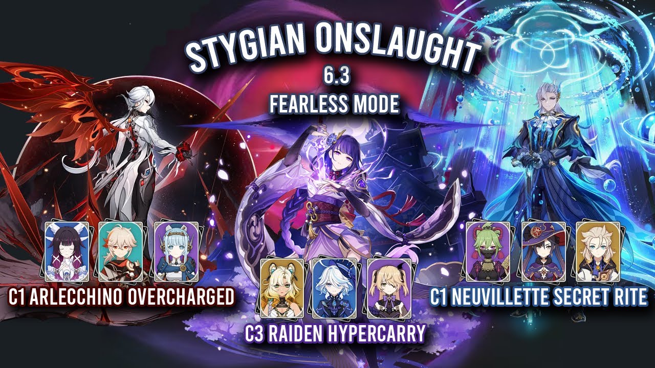 Stygian Onslaught 6.3 - Fearless Mode | Genshin Impact
