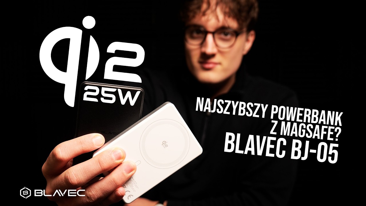 Powerbank z Qi 2.2 25W! - Poznaj Blavec BJ-05