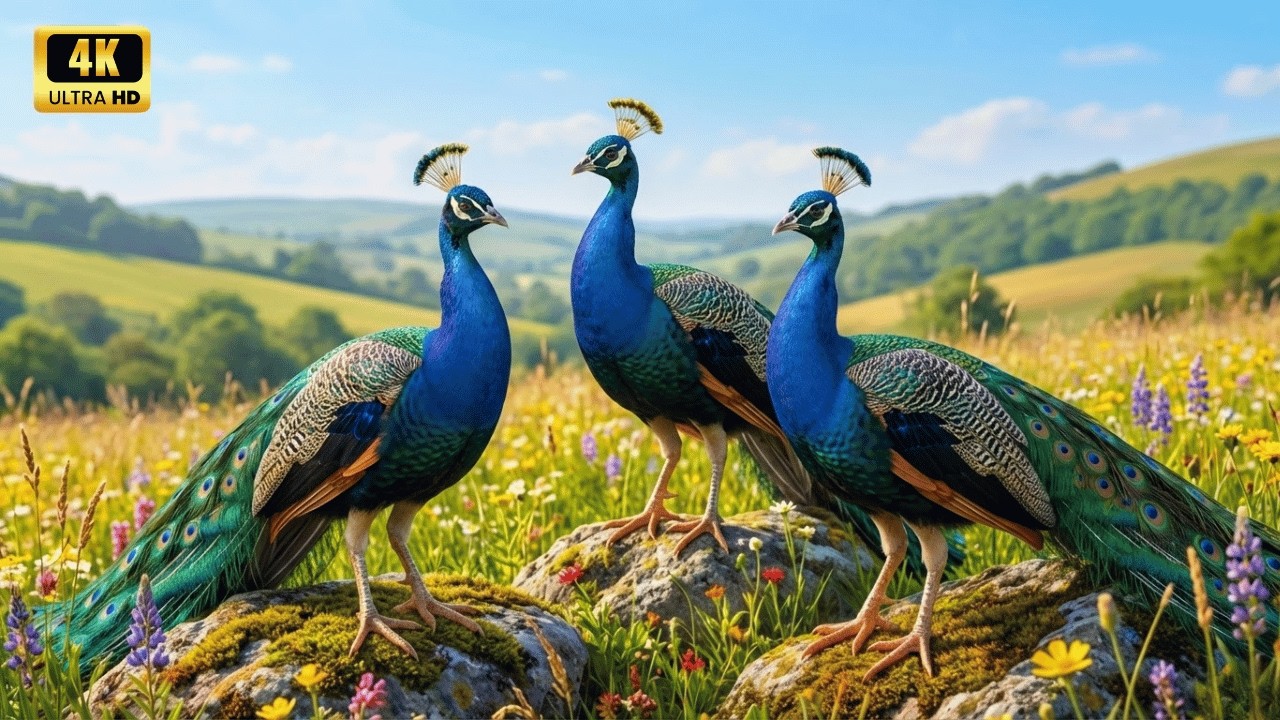 Rare & Beautiful Tropical Birds Collection 🦜  Stress Relief Bird Sounds for Sleep 😴  4K