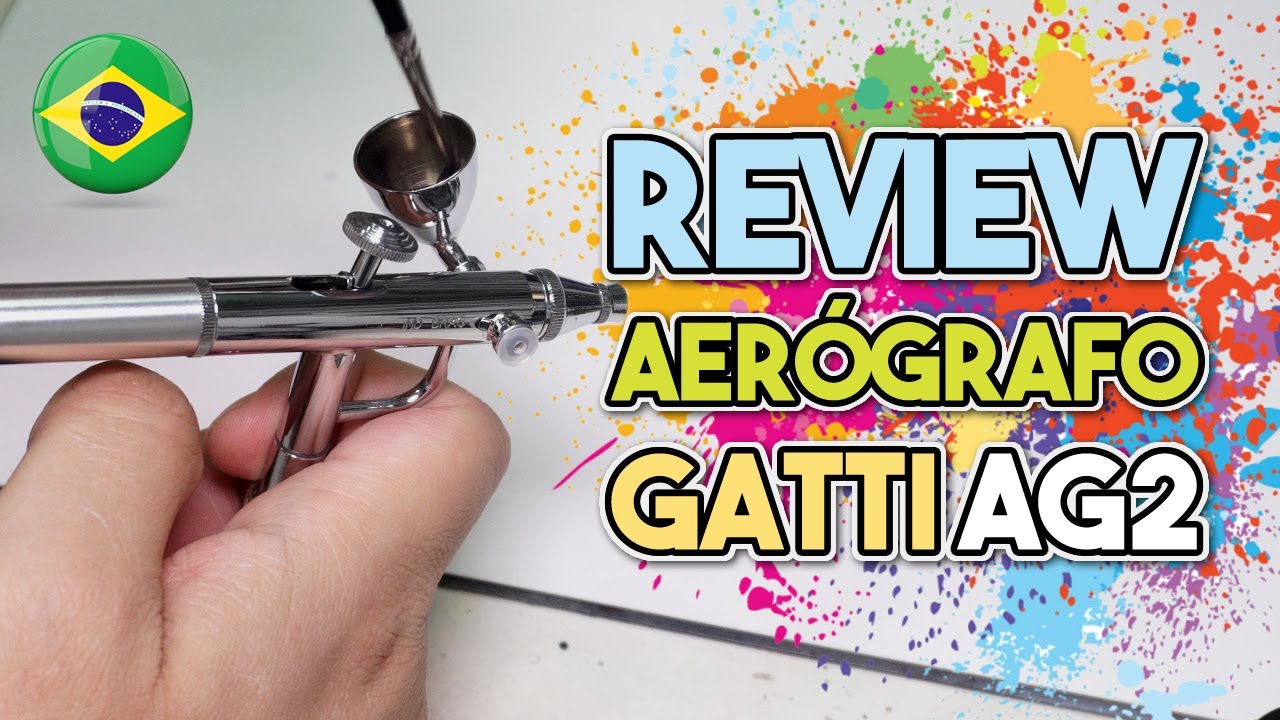 REVIEW: Aerógrafo Gatti Ag2, é bom?