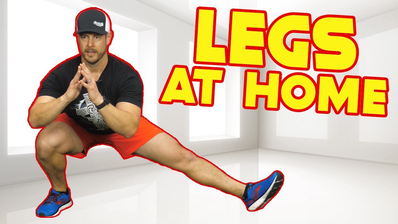Leg Workout with NO EQUIPMENT ⚡ Follow Along At Home Routine