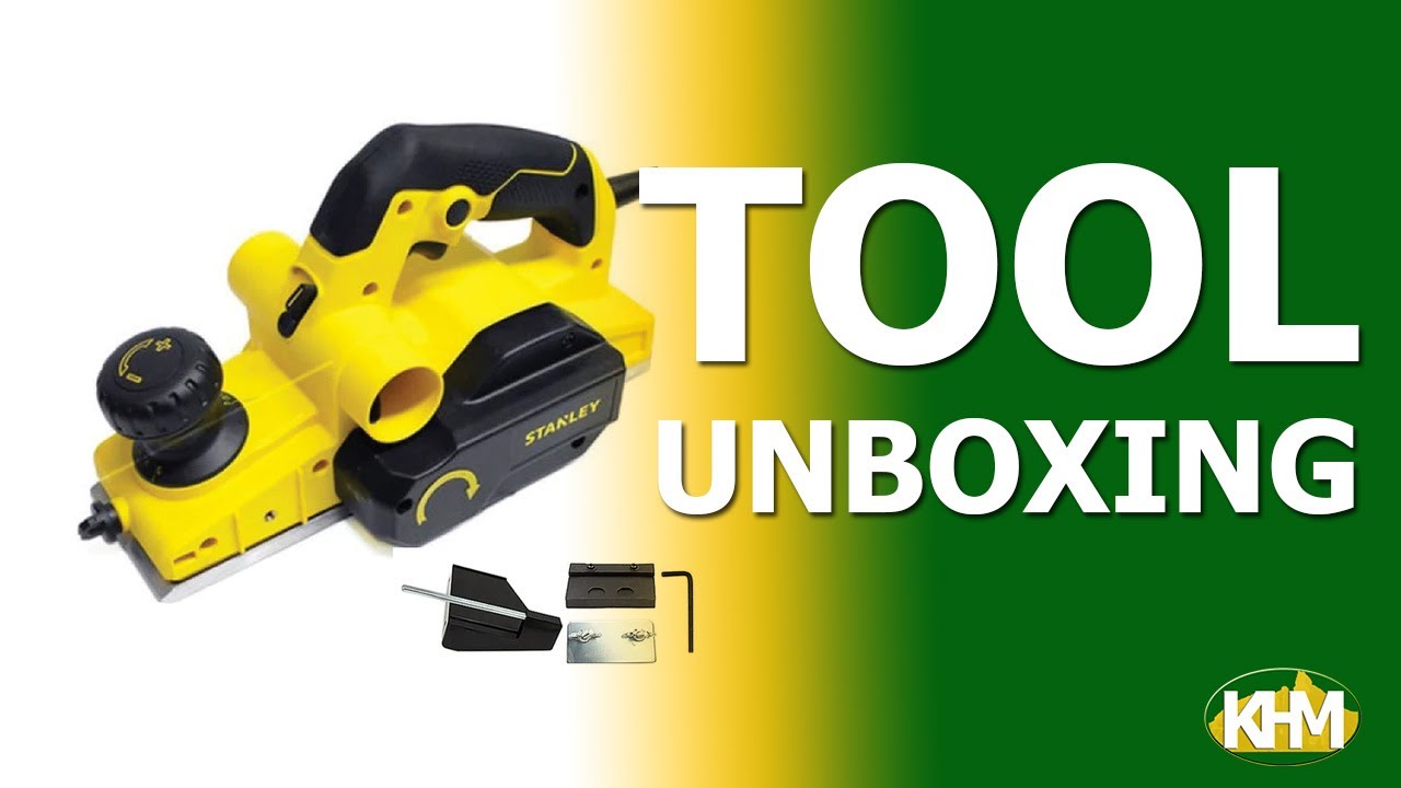 Stanley STEL 630 B1 Wood Planer 3 14 750W Quick Unboxing