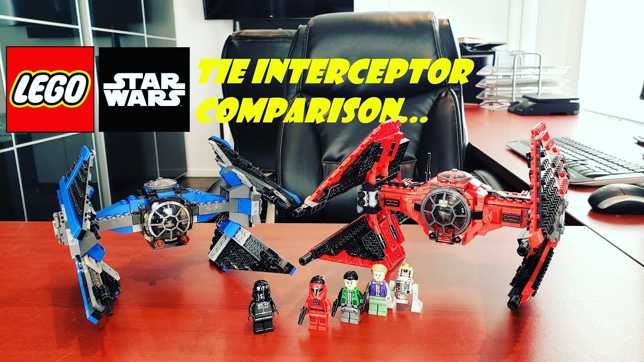 LEGO Star Wars Tie Interceptor 6206 (2006) & 75240 (2019) Comparison...