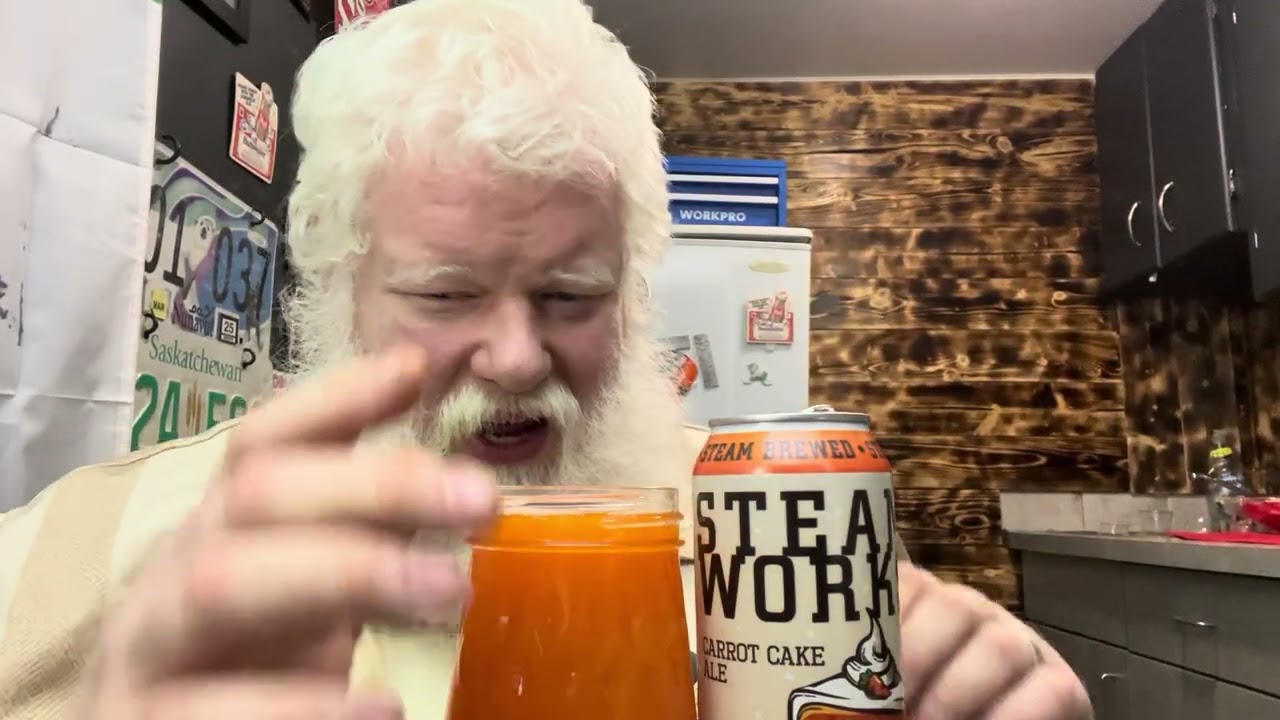 Пиво Steam Works Carrot Cake Ale: обзор пива Albino Rhino.