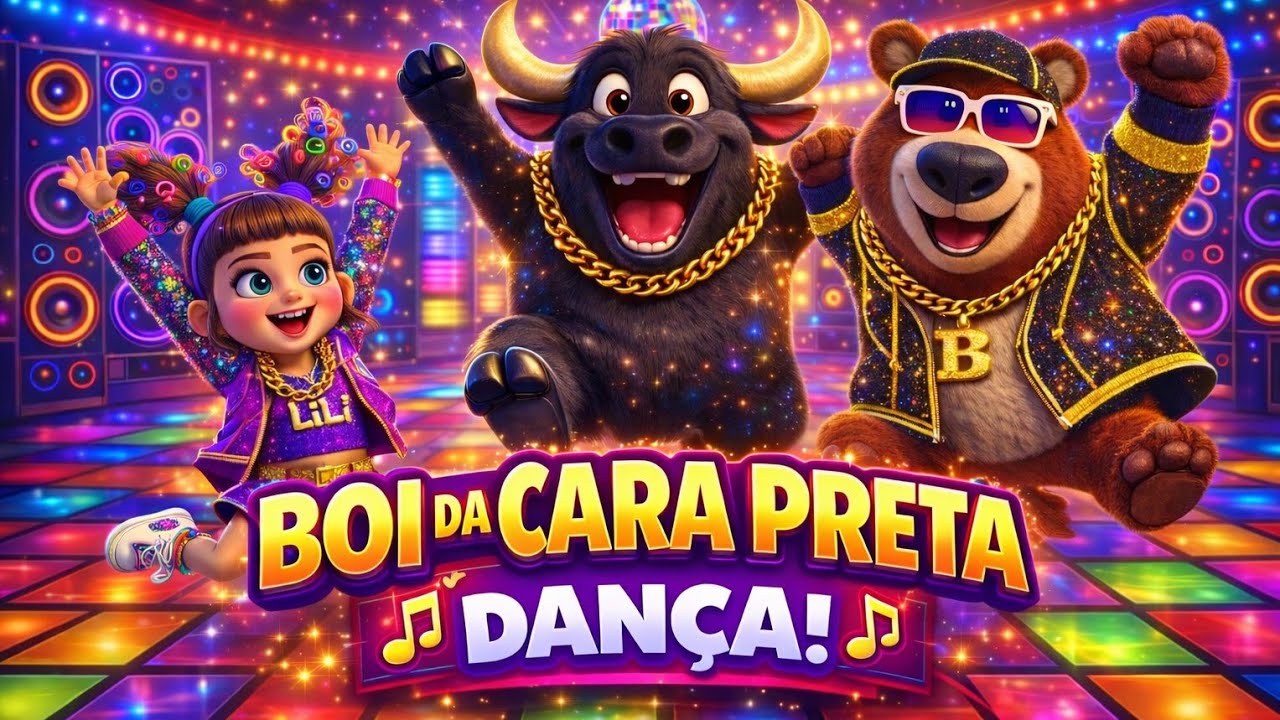 BOI DA CARA PRETA 🐂🎵 Música Infantil Animada | LiLi e BaLu