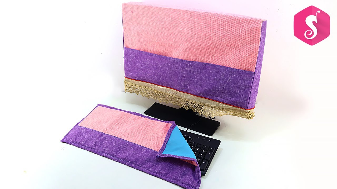 Make Computer Cover with easy ways | DIY PC Dust Cover | Computer Cover from Cloth