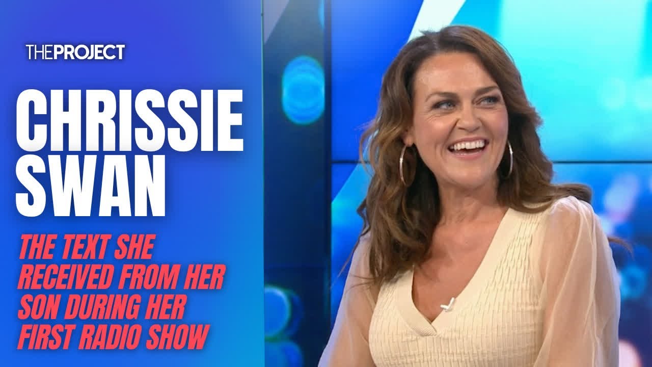 The Text Chrissie Swan Received From Her Son During Her First Radio Show