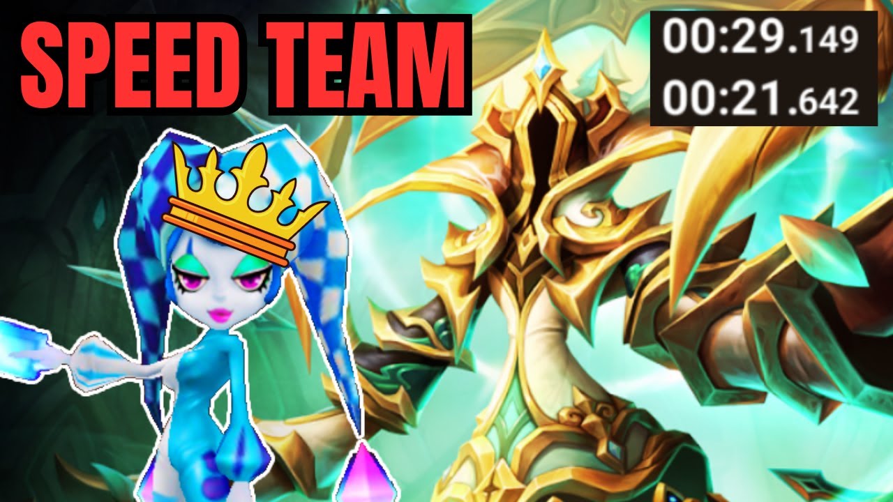 SPEED TEAM F2P ~25s CRYPTE DU JUGEMENT ABYSSES HARD ! (Summoners war)