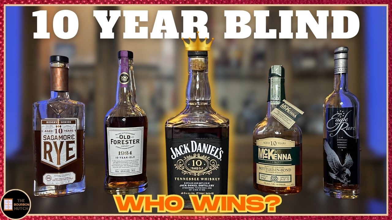 Битва вслепую 10-летних виски 🥃 | Eagle Rare против Jack Daniel’s против Old Forester и другие
