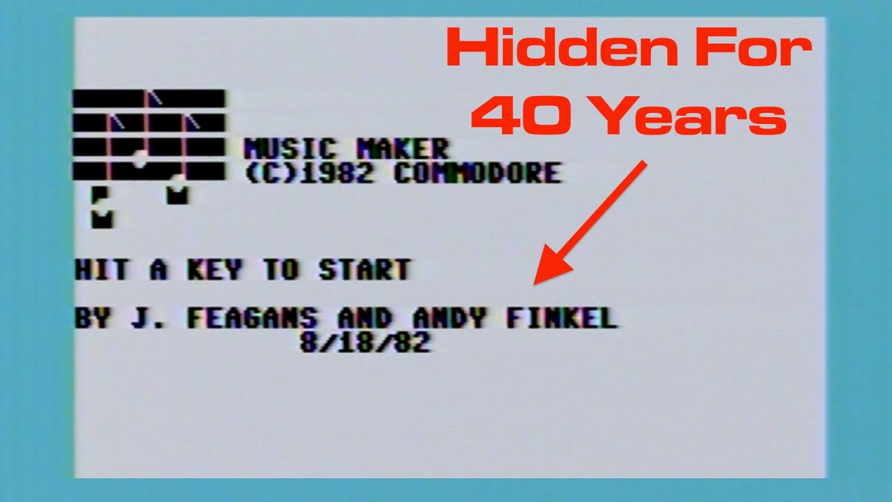 39+ Year-Old Commodore 64 Easter Eggs Found!