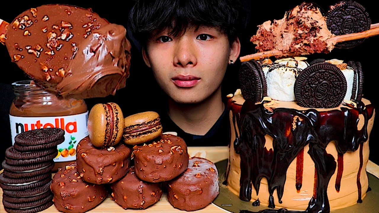 ASMR CHOCOLATE ICE CREAM🍫 + OREO CAKE🎂 있는 초콜릿 아이스크림 먹방, 오레오 케이크 奧利奧朱古力系列 (Eating Sound) | MAR ASMR