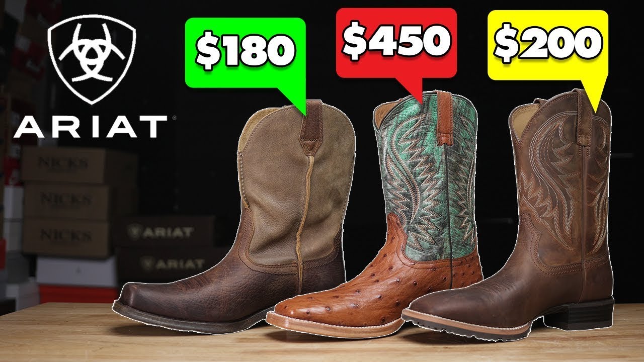 Настоящие ли ковбойские сапоги Ariat? Ariat Gallup Rambler, Hybrid Rancher