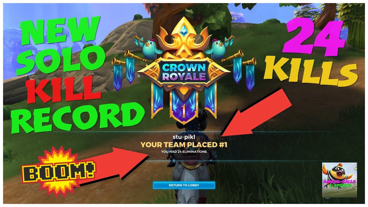 Realm Royale - PRO SOLO MASTER / 1000+ WINS / NEW KILL RECORD!! / 